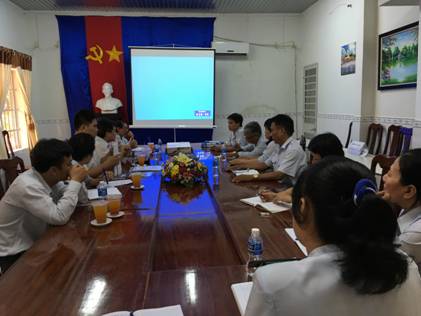 Đoàn khảo sát, đánh giá việc sử dụng hệ thống Văn phòng điện tử (eOffice) tại Thanh tra tỉnh Tây Ninh.