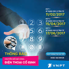 Đợt 3: Tây Ninh chuyển đổi mã vùng điện thoại cố định từ ngày 17/6/2017